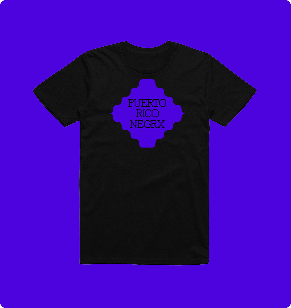 T-SHIRT PUERTO RICO NEGRX
