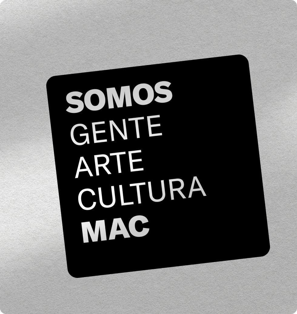 STICKER MAC "Somos Gente, Arte, Cultura"
